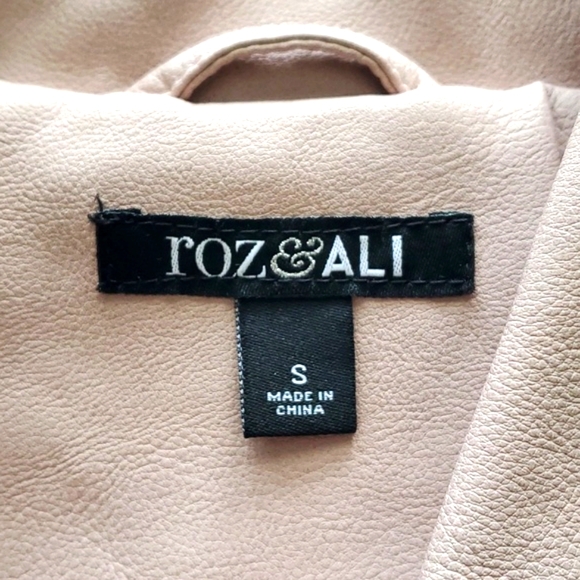 Roz & Ali faux leather jacket - Picture 6 of 14